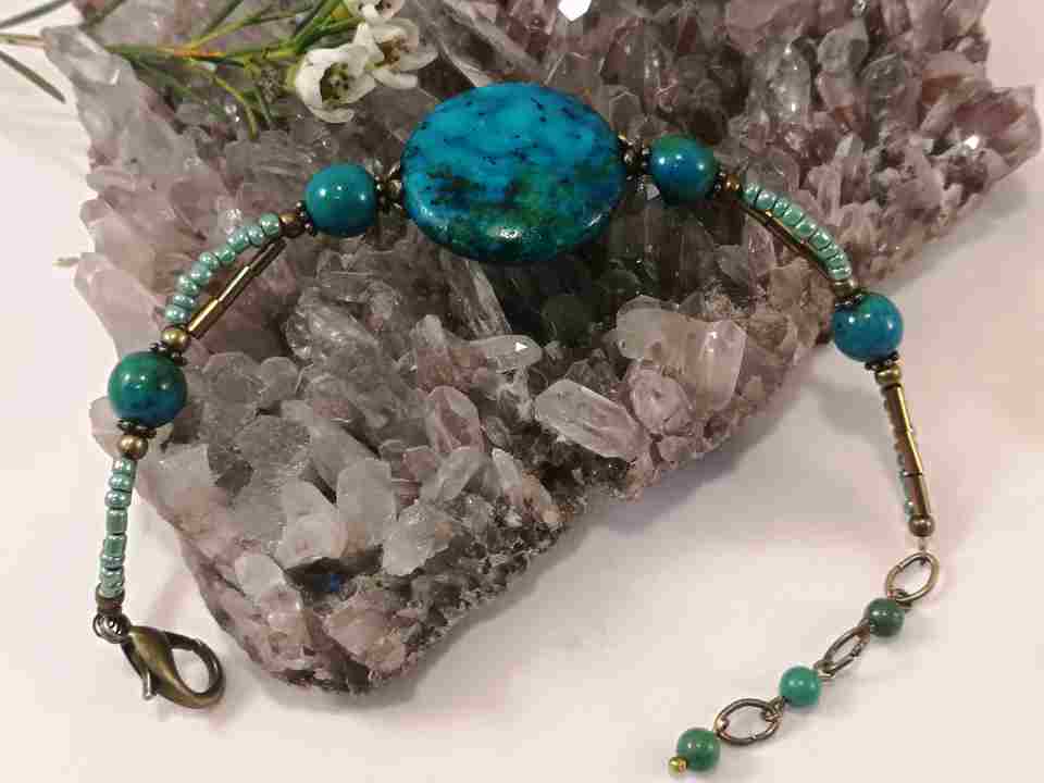 bracelet-turquoise-2rangs-en-chrysocolle