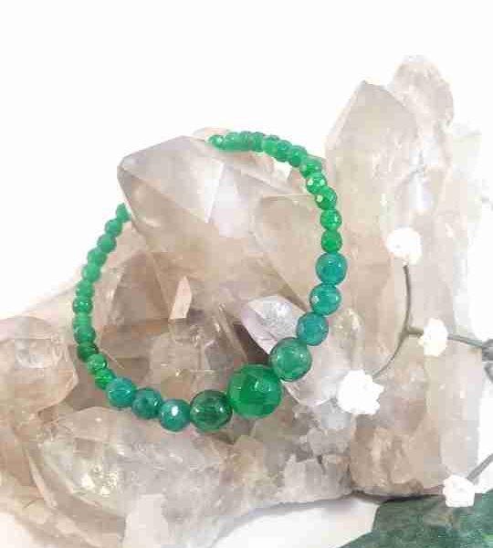 bracelet-vert-emeraude-de-pierre-inconnue
